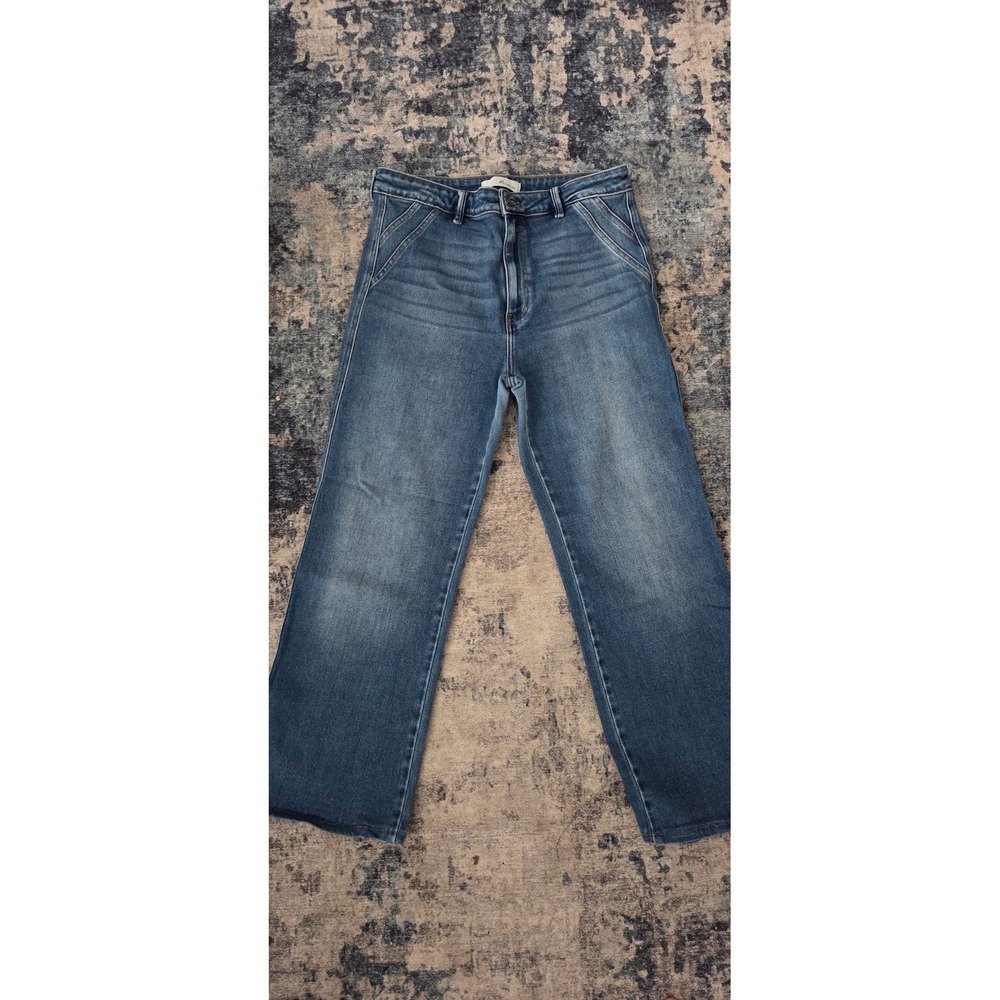 KanCan Womens High Rise Wide Leg Jeans Medium Wash KC9248M Size 15/31